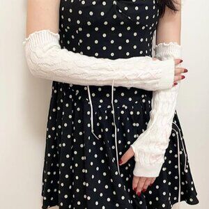 Knitted Wrist Warmers Cuff Gloves